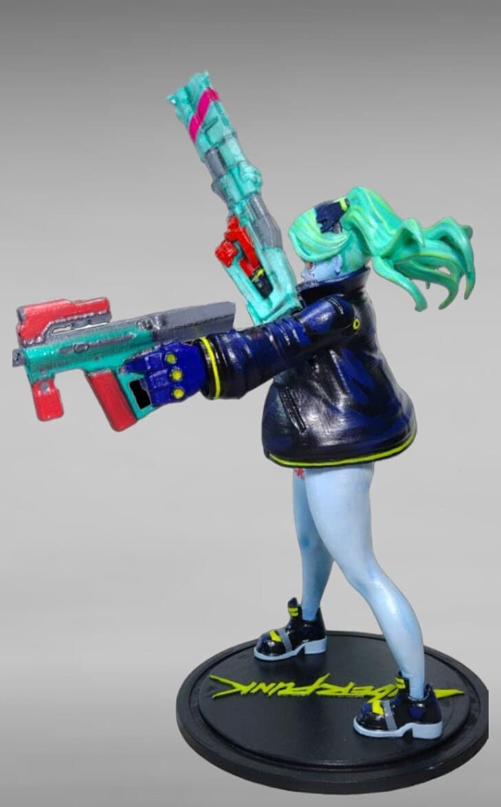 Rebecca Figure Assembled and Airbrushed Cyberpunk 2077 Collectible Gift ...