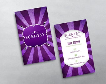 Scentsy Business Card - Independent Consultant Business Card Design - Free U.S. Shipping