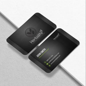 Herbalife Business Card - Independent Distributor Business Card Design - Free U.S. Shipping