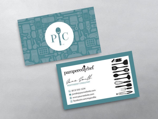 Custom Pampered Chef Business Card Personalized Pampered Chef - Etsy Canada