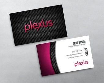 Plexus Business Card - Independent Ambassador Business Card Design - Free U.S. Shipping