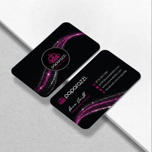 Paparazzi Inspired Business Card - Independent Consultant Business Card Design - Free U.S. Shipping