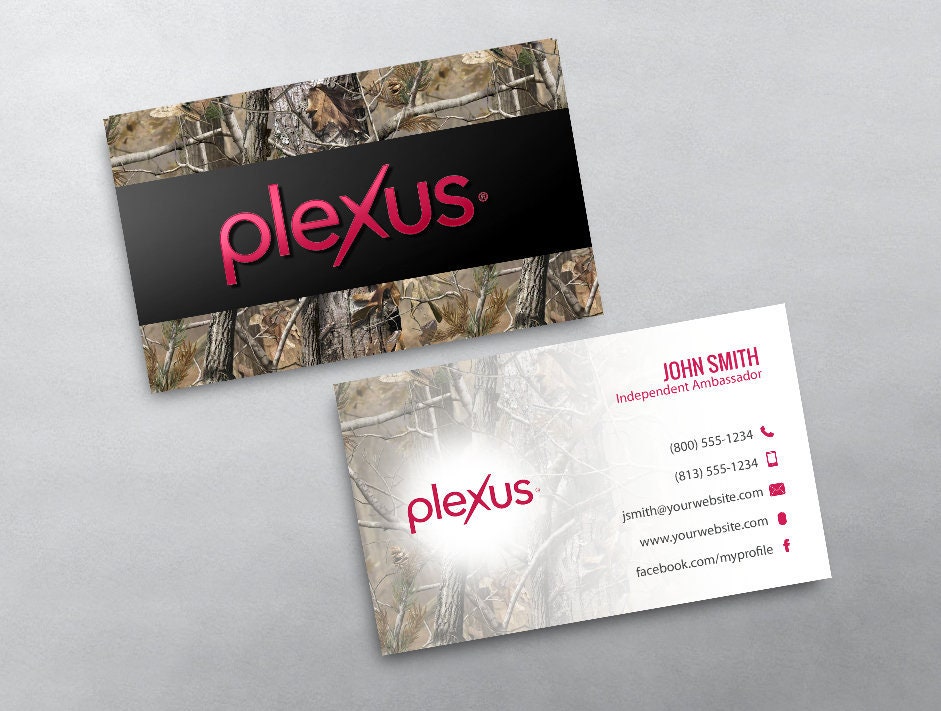 Plexus Business Card Independent Ambassador Business Card - Etsy