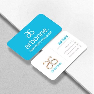 Custom Arbonne Business Card Design - 16pt, Matte or Glossy