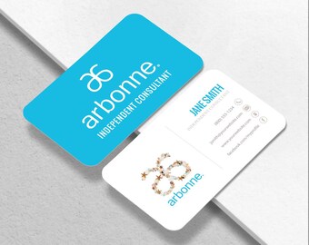 Custom Arbonne Business Card Design - 16pt, Matte or Glossy