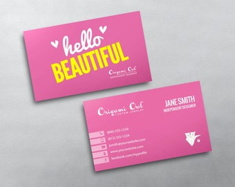 Origami Owl Business Card - Independent Designer Business Card Design - Free U.S. Shipping