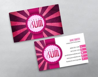 Plexus Business Card - Independent Ambassador Business Card Design - Free U.S. Shipping