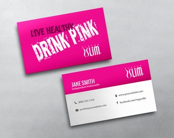 Plexus Business Card - Independent Ambassador Business Card Design - Free U.S. Shipping