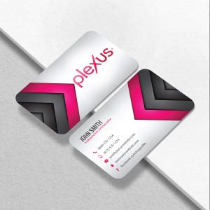 Carte de visite Plexus - Design de carte de visite ambassadeur indépendant - Livraison gratuite aux États-Unis
