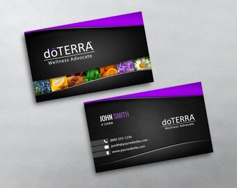 doTERRA Business Card - Wellness Advocate Business Card Design - Free U.S. Shipping