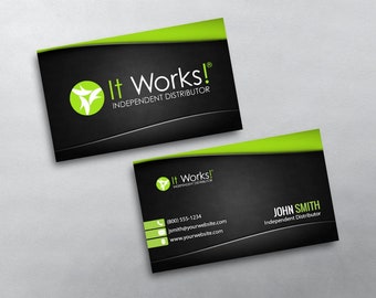 It Works! Business Card - Independent Distributor Business Card Design - Free U.S. Shipping