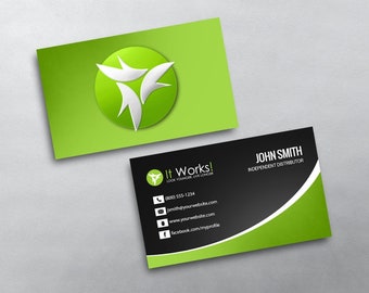 It Works! Business Card - Independent Distributor Business Card Design - Free U.S. Shipping