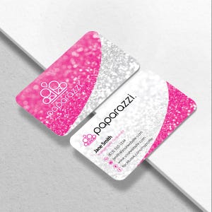 Paparazzi Inspired Business Card - Independent Consultant Business Card Design - Free U.S. Shipping