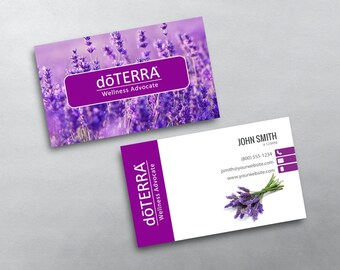 doTERRA Business Card - Wellness Advocate Business Card Design - Free U.S. Shipping