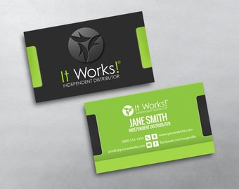 It Works! Business Card - Independent Distributor Business Card Design - Free U.S. Shipping