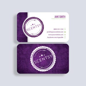 Scentsy Business Card - Independent Consultant Business Card Design - Free U.S. Shipping