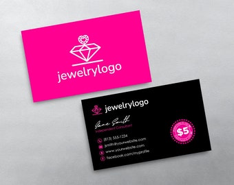 Paparazzi Inspired Business Card - Independent Consultant Business Card Design - Free U.S. Shipping