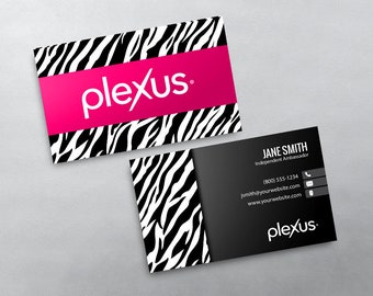 Plexus Business Card - Independent Ambassador Business Card Design - Free U.S. Shipping