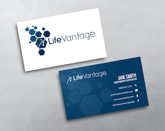 LifeVantage Business Card - Independent Distributor Business Card Design - Free U.S. Shipping