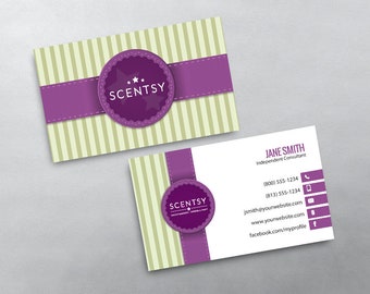 Scentsy Business Card - Independent Consultant Business Card Design - Free U.S. Shipping