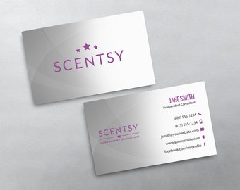 Scentsy Business Card - Independent Consultant Business Card Design - Free U.S. Shipping