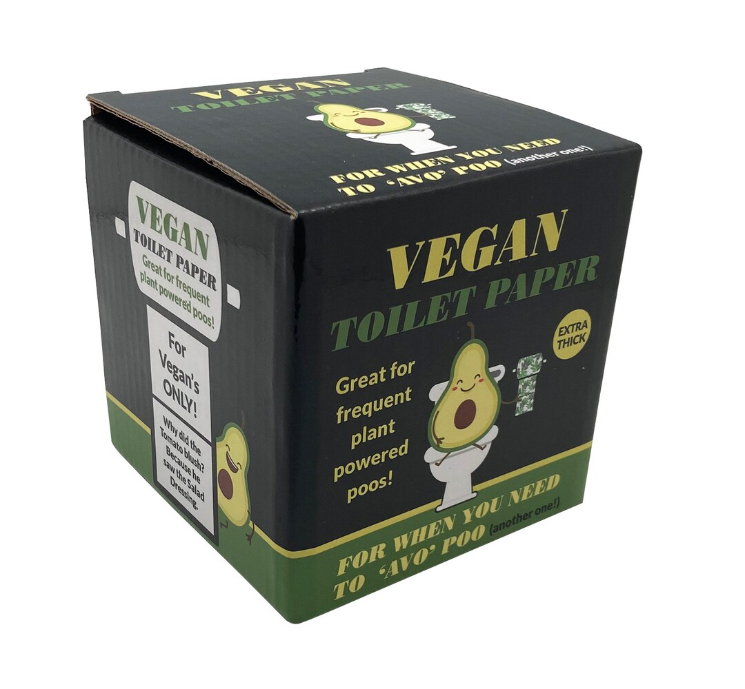 Vegan Toilet Roll Gifts for Vegans Vegan Friend Etsy UK