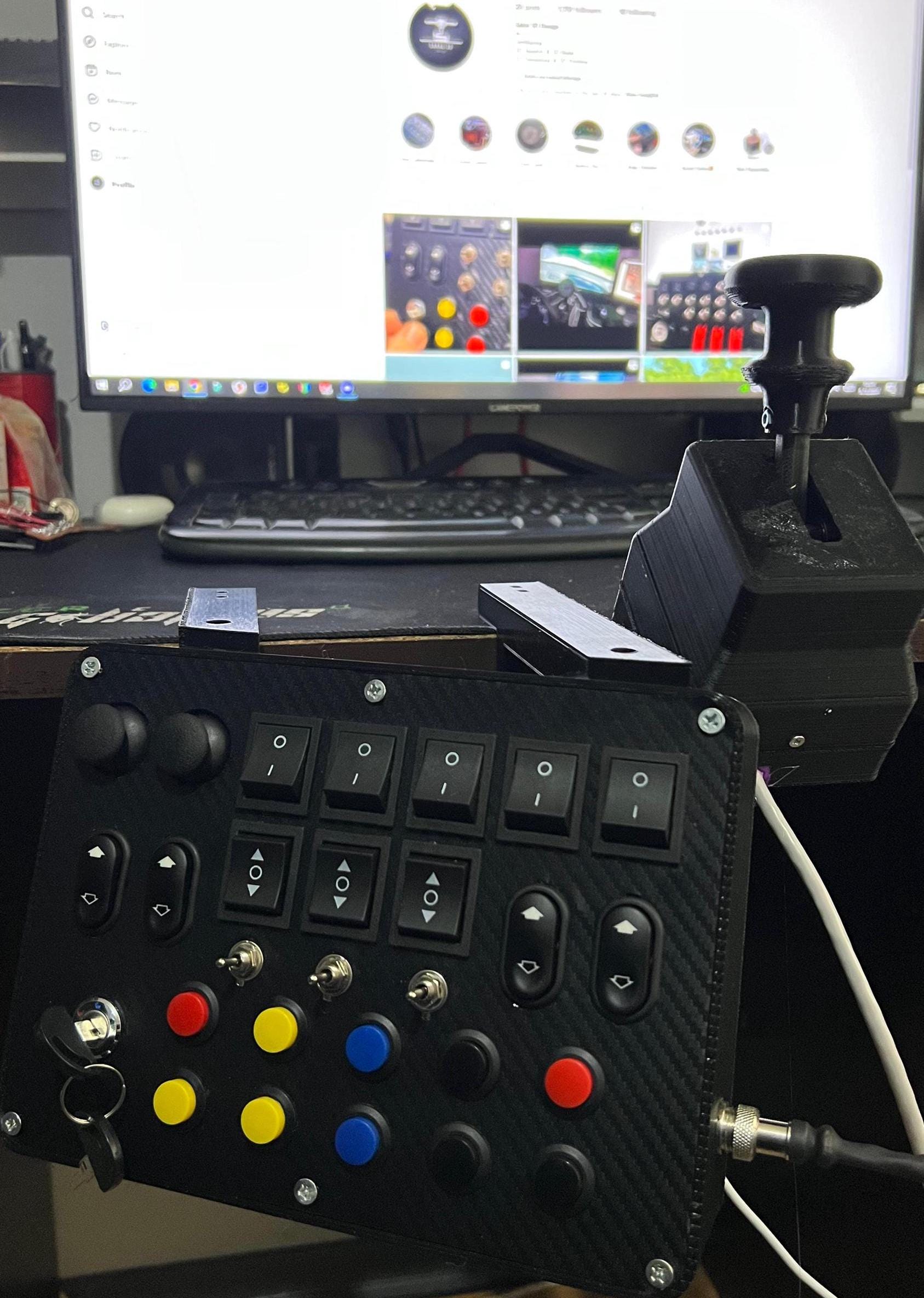 37-function JUST Button Box!! - | USB Plug-and-play | Control for ...