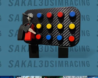 ボタンボックス シミュレーション レーシング USB デスククランプ