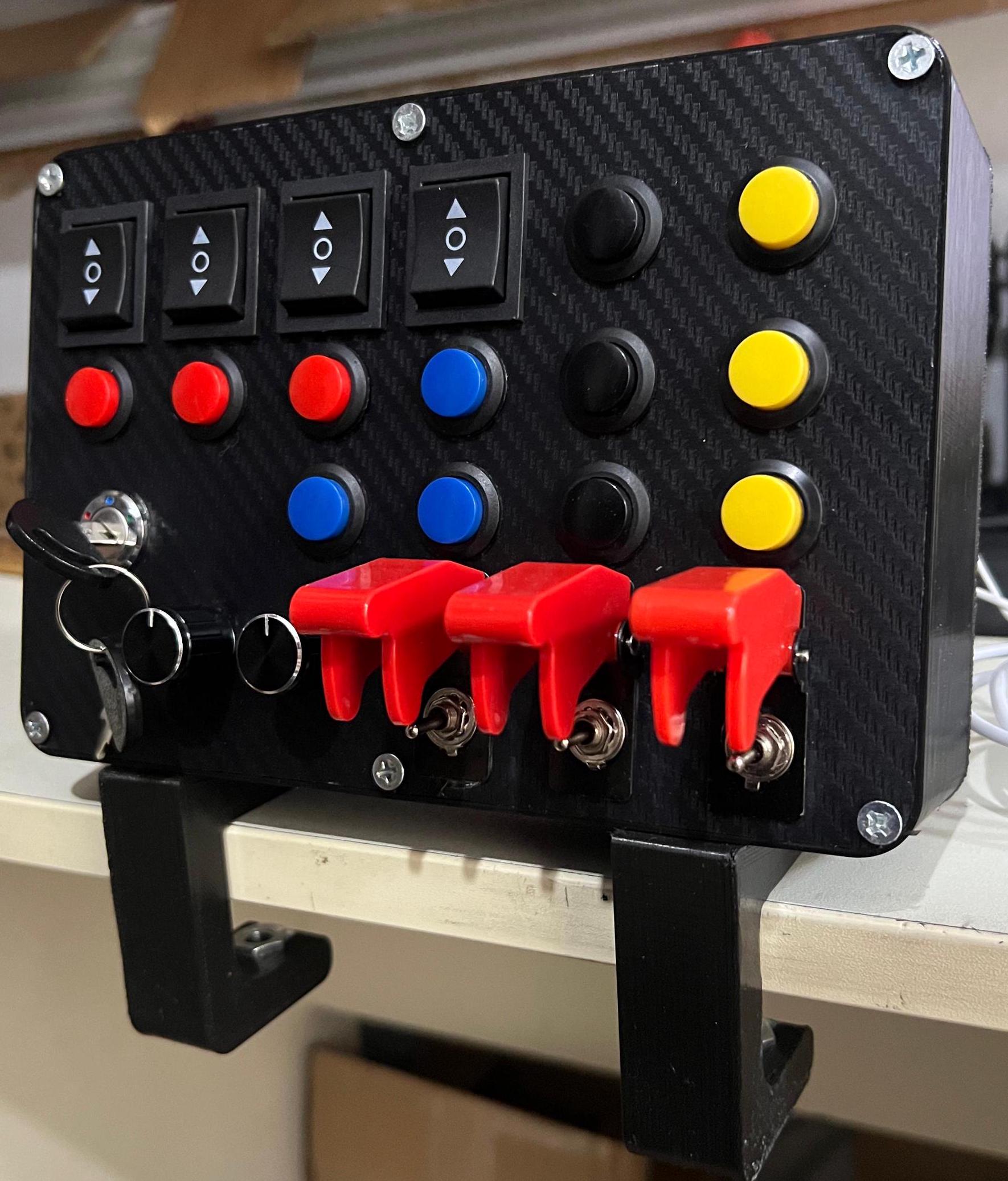 32-function Sim Racing Button Box | USB Gaming Control Panel - Etsy