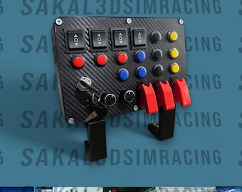 Panel de control de juegos USB con 32 botones para simulación de carreras