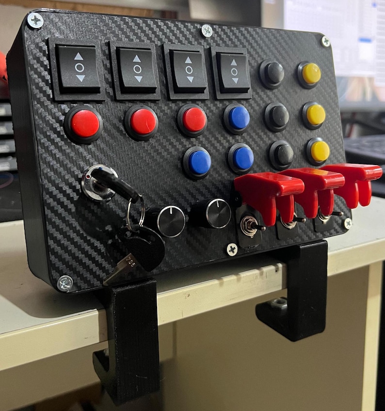 32-function Sim Racing Button Box | USB Gaming Control Panel - Etsy