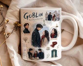 Goblin K-Drama Mug, The Lonely and Great God Gift, Korean Drama Fan Cup, Romantic Winter 11oz Mug, Cozy Drama Lover Gift