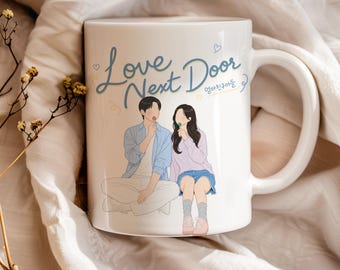Love Next Door Mug, Korean Drama Coffee Mug, K-Drama Gift, Korean Drama Fan Cup,  KDrama Fan Gift