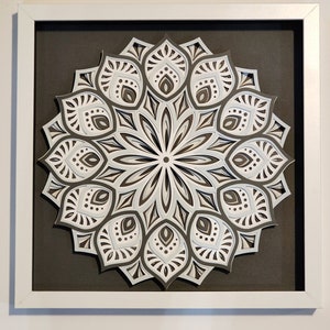 Mandala Art, 3D Art, Mandala Art, Mandala Decor, Unique Wall Decor, Geometric Art