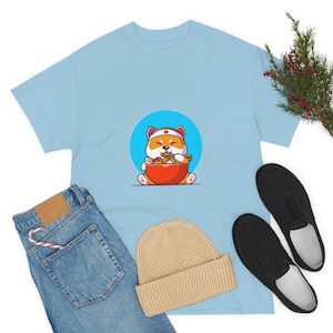 Shiba Inu Ramen Noodle T-Shirt