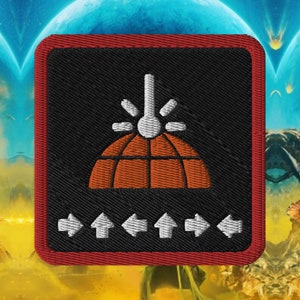 Hell divers 2: Embroided Orbital Laser patch