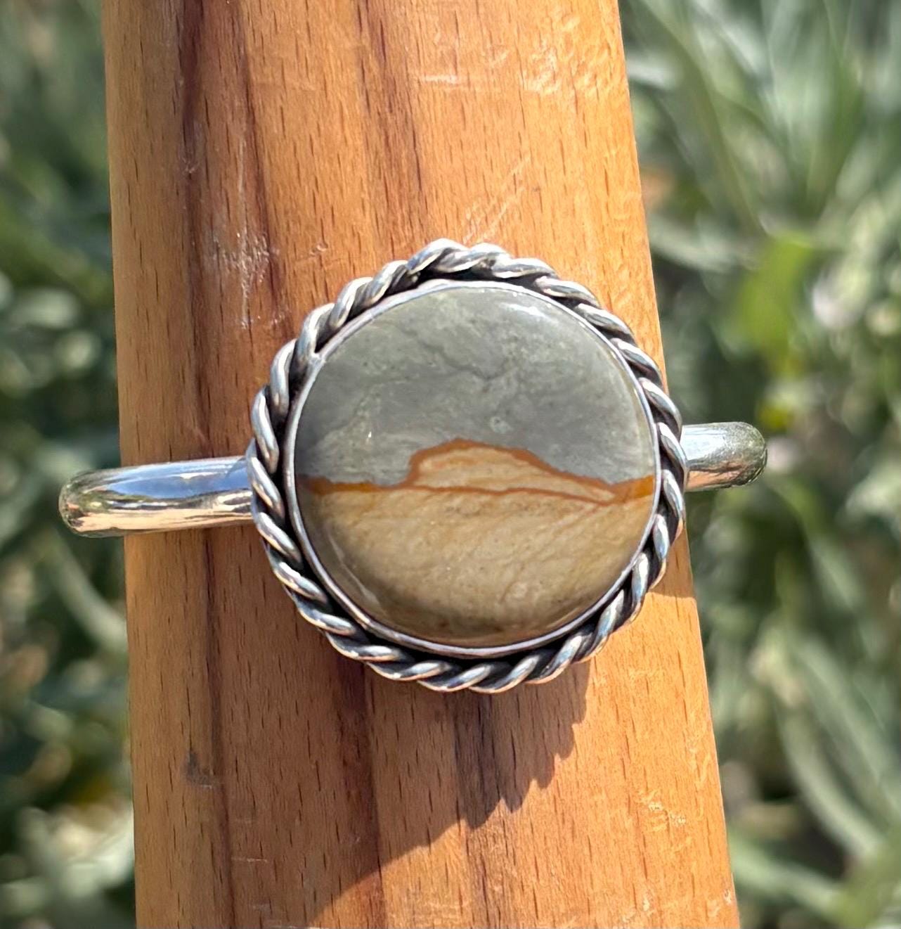Cripple Creek Jasper Twisted Cuff