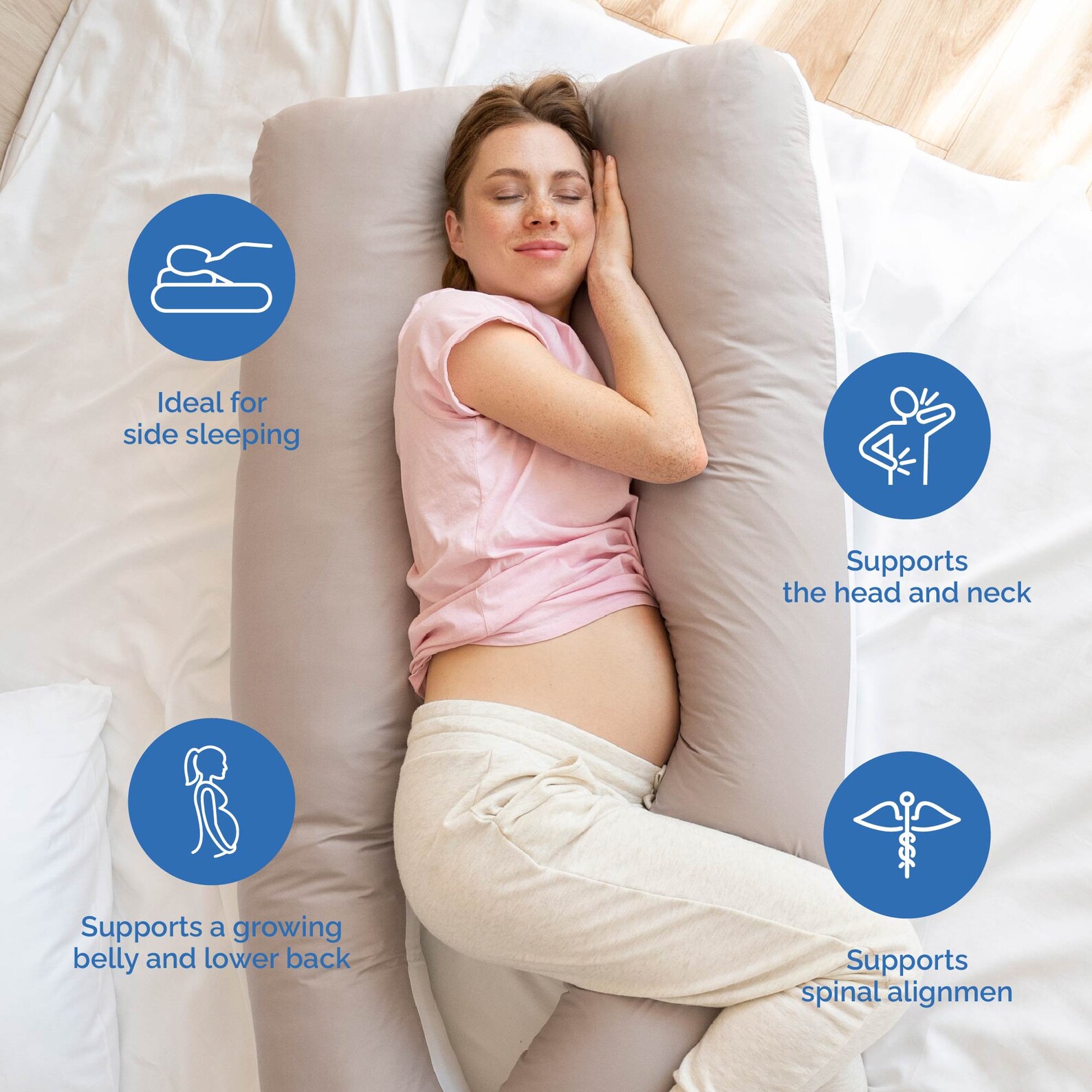 U Shape Body Pillow the Perfect Pillow for Rest and Sleep Etsy