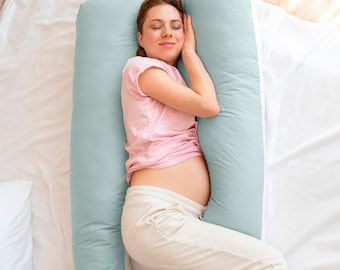妊娠、休息、睡眠のためのU字型ボディピロー