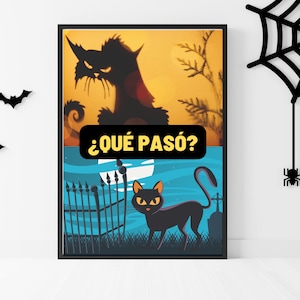 Spanish Halloween Cats