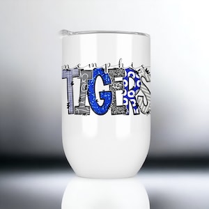 Memphis Tigers - 12 oz Insulated Wine Tumbler