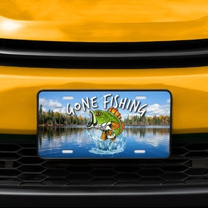 Gone Fishing - Vanity License Plate