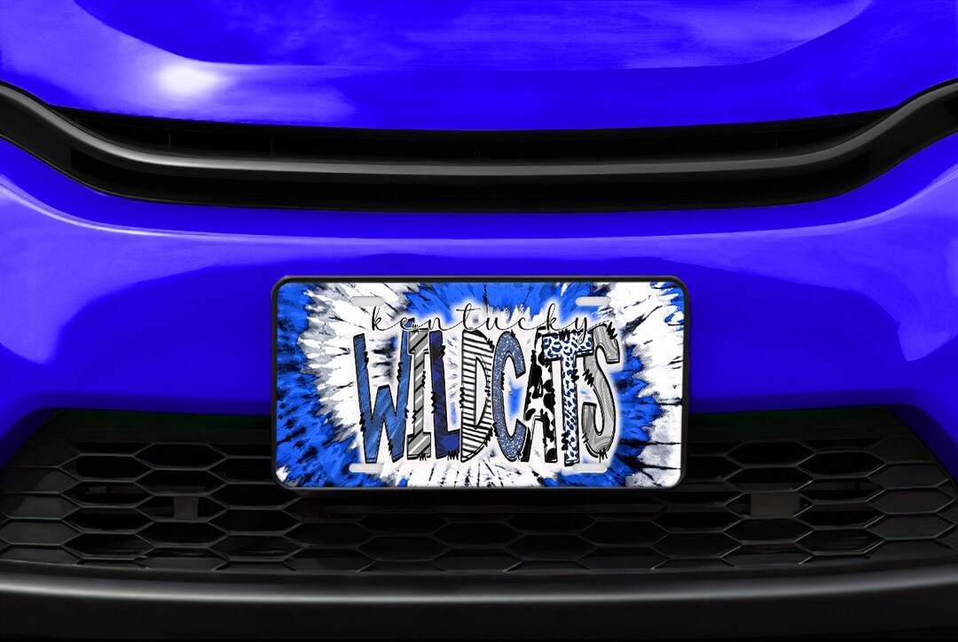 Kentucky Wildcats Vanity License Plate Etsy