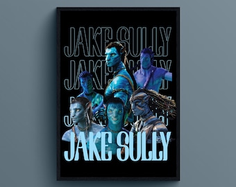 Avatar The Way of Water | Jake Sully | Posters in A5, A4, A3 formats | Digital Download | Printable Poster