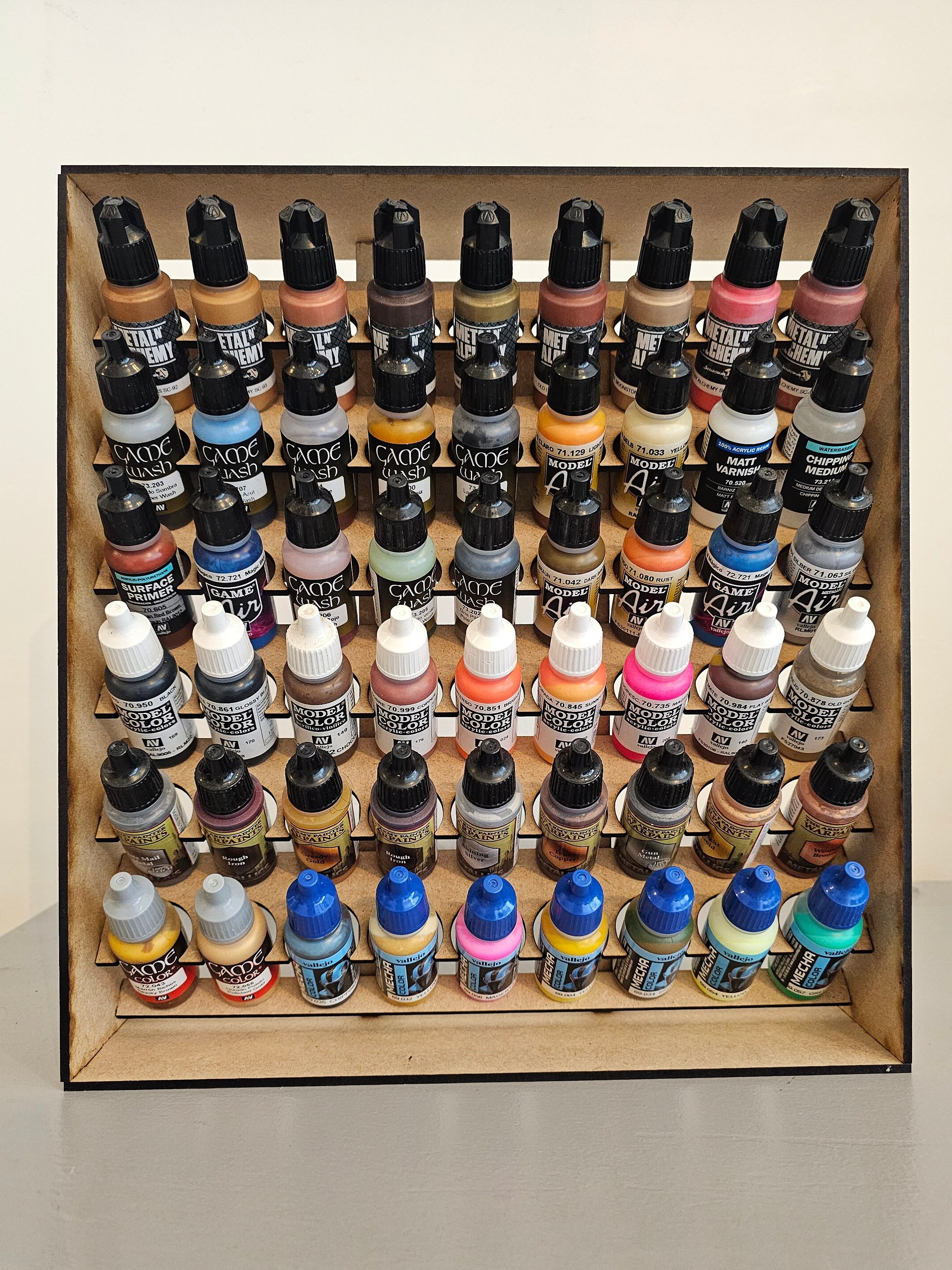 40 Bottle Vallejo/army Painter Modular Paint Rack 