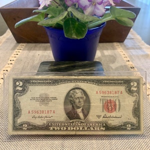 2 Dollar Note, Red Seal, Series 1953 A