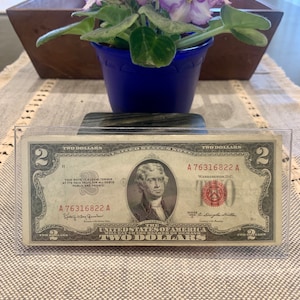 2 Dollar Note, Red Seal, Series 1953 C