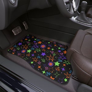 Retro 80s Arcade Car Floor Mats - Each Mat Sold Separately - 2 0f Each Makes a Full Set!