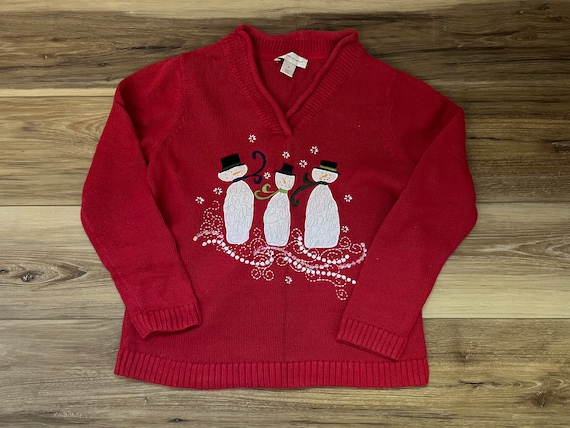 Vintage Christopher and Banks Holiday Sweater - image 1