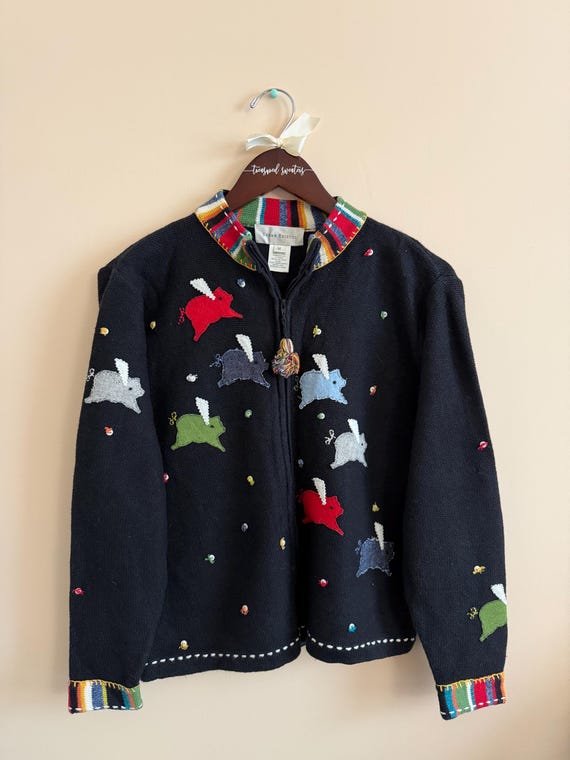 Vintage When Pigs Fly Sweater